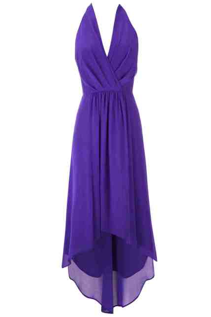Purple Halter Dress £40 / Vestido Violeta con Escote Halter 50 € - Wallis